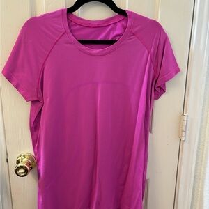 Hot Pink Lululemon Swiftly Tee NWOT